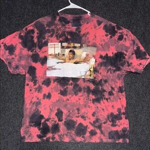 Scarface Graphic Tie-Dye‎ Short Sleeve Tee XL